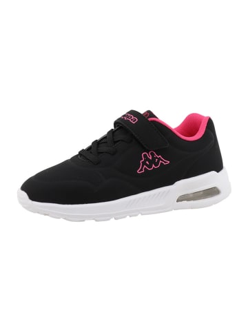 Kappa Sneakersy "Mona" w kolorze czarno-różowym