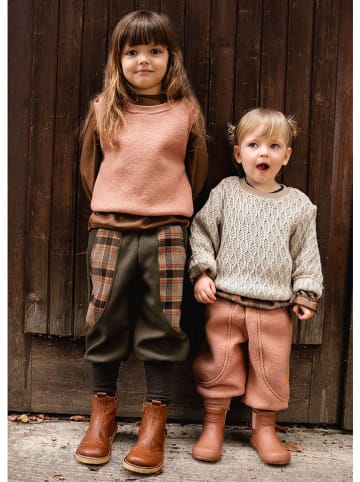 LiVi Woll-Streetjogger "Apricot" in Rosa