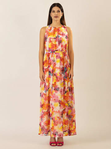 APART Kleid in Pink/ Gelb