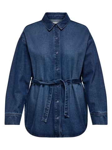 ONLY Carmakoma Bluse in Blau