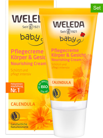 Weleda 4er-Set: Pflegecreme "Körper & Gesicht - Calendula", je 30 ml
