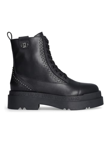 Liu Jo Leren boots zwart