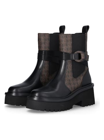Liu Jo Boots in Schwarz/ Hellbraun