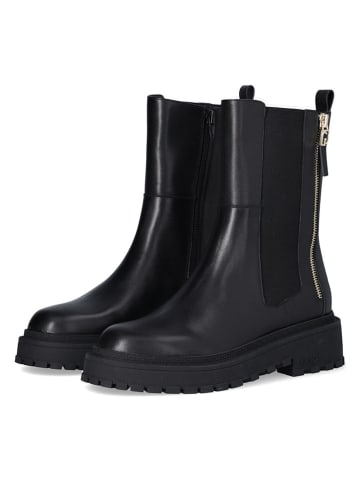 Liu Jo Leder-Boots in Schwarz