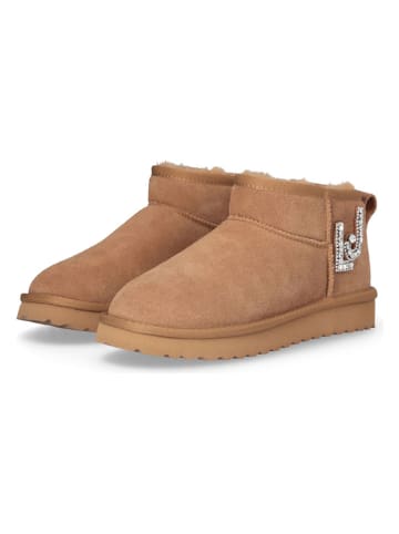 Liu Jo Leren boots lichtbruin