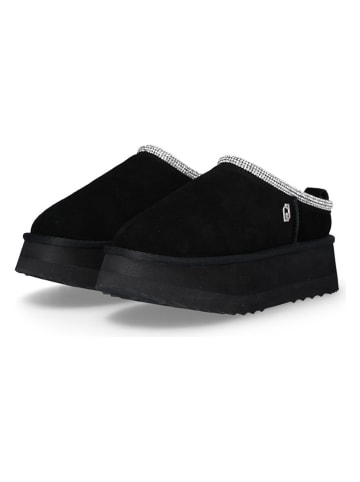 Liu Jo Leren enkelboots zwart