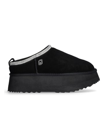Liu Jo Leder-Ankle-Boots in Schwarz