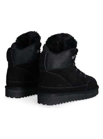 Liu Jo Leder-Winterboots in Schwarz