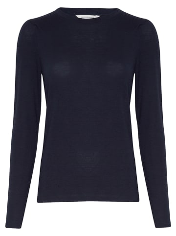 MOSS COPENHAGEN Longsleeve in Dunkelblau