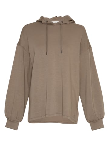 MOSS COPENHAGEN Hoodie in Hellbraun
