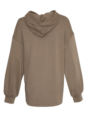 MOSS COPENHAGEN Hoodie in Hellbraun