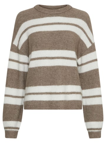 MOSS COPENHAGEN Sweter w kolorze biało-beżowym