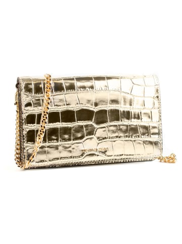 Michael Kors Skórzana torebka w kolorze złotym - 22 x 14 x 6 cm