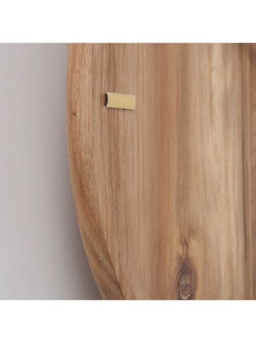 Boltze Zegar ścienny "Marron" w kolorze jasnobrązowym - Ø 30 cm