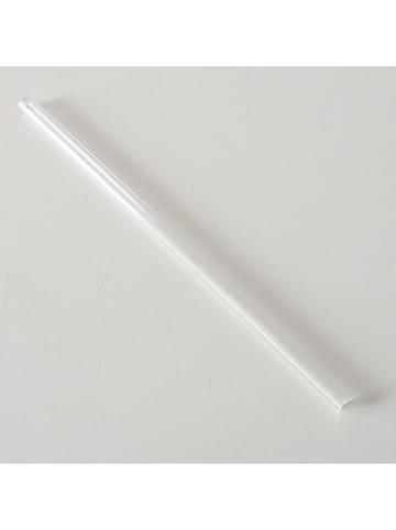 Boltze 7tlg. Set: Strohhalme "Cocktail" in Transparent - (L)21 cm
