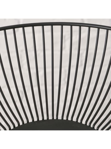 Boltze Dekoschale "Balu" in Schwarz - (H)10 x Ø 25,4 cm
