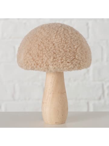 Boltze Dekoaufsteller "Fugy" in Creme - (H)14,5 cm