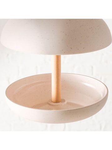 Boltze Vogelfutterstation "Giardino" in Creme - (H)26 x Ø 21 cm