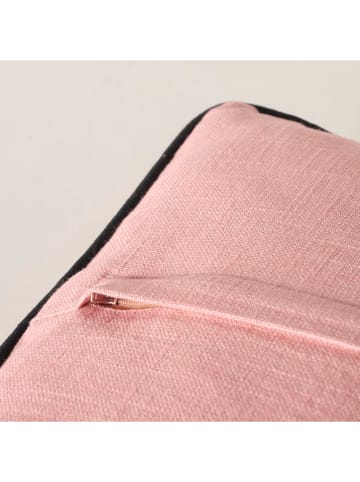 Boltze Kussen "Rosay" lichtroze - (L)45 x (B)45 cm