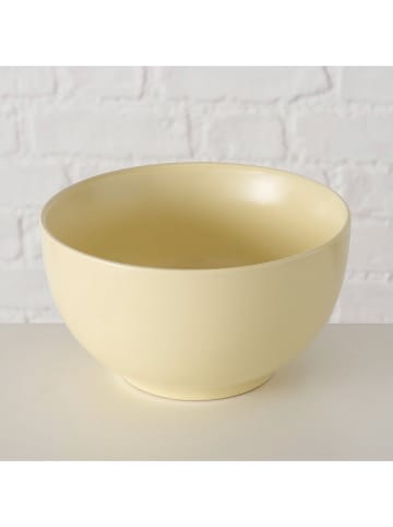 Boltze Muslikom "Pastell" lichtgeel - Ø 14 cm