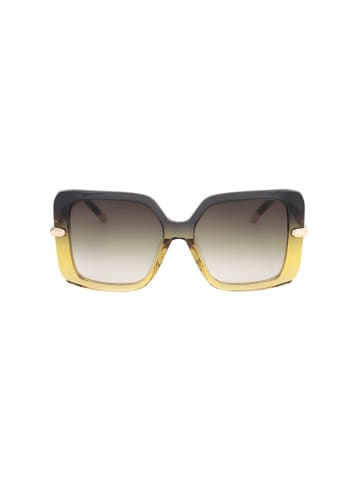 Furla Damskie okulary przeciwsłoneczne w kolorze szaro-zielonym