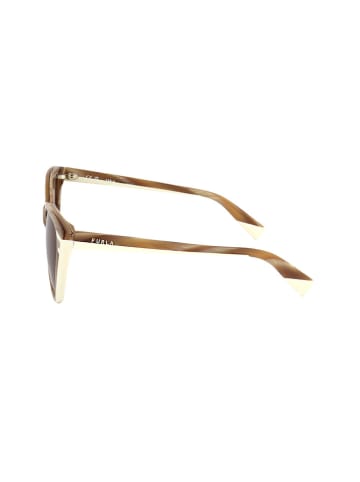 Furla Damskie okulary przeciwsłoneczne w kolorze beżowym