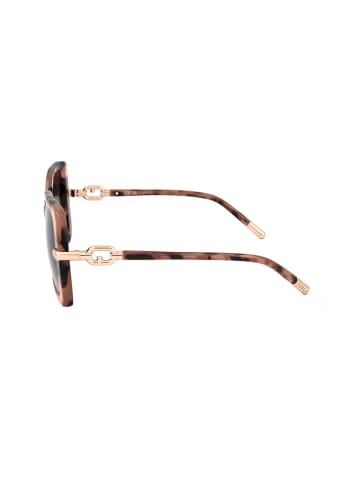 Furla Damskie okulary przeciwsłoneczne w kolorze beżowo-brązowo-szarym