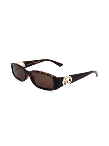 Gucci Damen-Sonnenbrille in Braun
