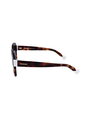 Missoni Damskie okulary przeciwsłoneczne w kolorze brązowo-szarym