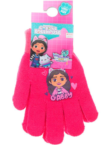 Gabby's Dollhouse Rękawiczki "Domek Gabi" w kolorze różowym