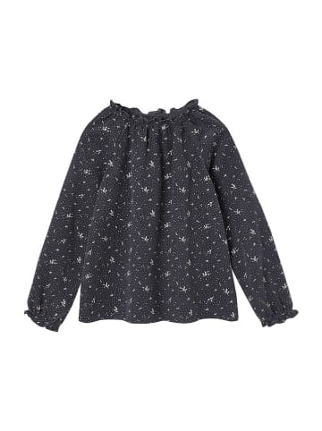 vertbaudet Bluse in Anthrazit