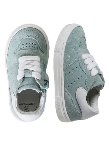 vertbaudet Leder-Sneakers in Mint