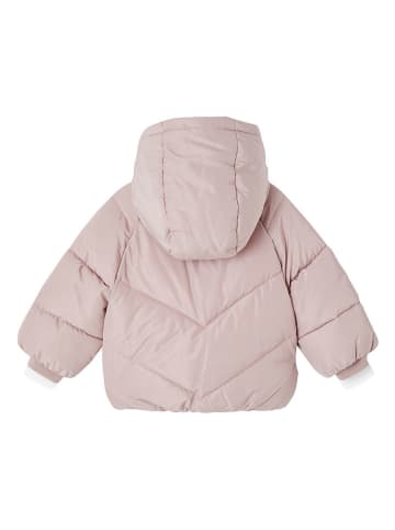 vertbaudet Winterjacke in Rosa/ Weiß