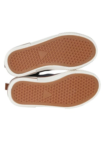 vertbaudet Sneakers in Dunkelblau/ Hellbraun