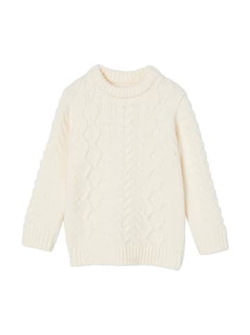 vertbaudet Sweter w kolorze kremowym