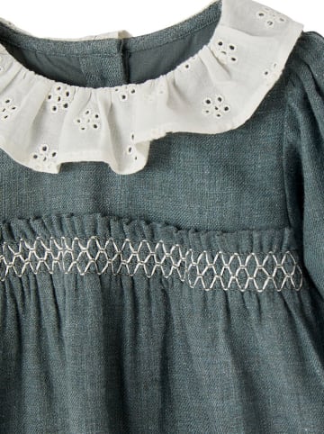 vertbaudet 2tlg. Outfit in Grün/ Weiß