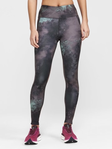 Craft Legginsy "ADV Essence" w kolorze jasnobrązowo-szarym do biegania