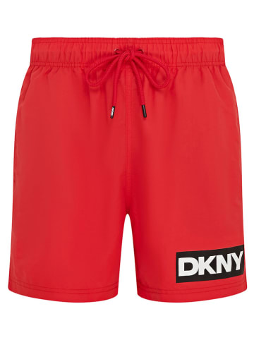 DKNY Szorty kąpielowe w kolorze czerwonym