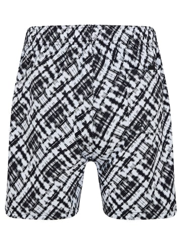 DKNY Szorty kąpielowe w kolorze czarno-białym
