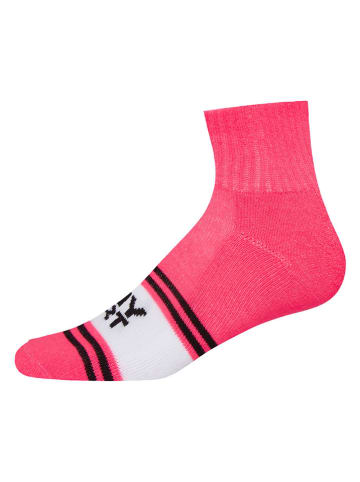 DKNY Skarpety (3 pary) w kolorze różowo-biało-czarnym
