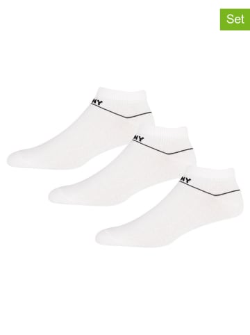 DKNY Skarpety (3 pary) w kolorze białym