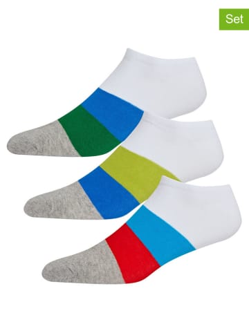 DKNY 3er-Set: Socken in Weiß/ Bunt