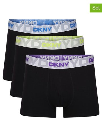 DKNY 3er-Set: Boxershorts in Schwarz