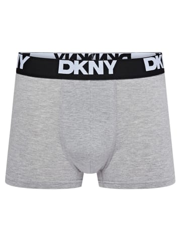 DKNY 3er-Set: Boxershorts in Weiß/ Schwarz/ Grau