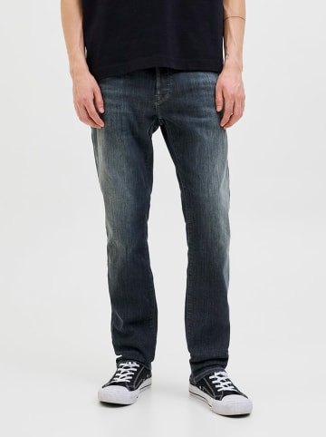 Jack & Jones Spijkerbroek "Jjiglenn" - regular fit - donkerblauw