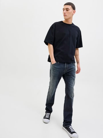 Jack & Jones Spijkerbroek "Jjiglenn" - regular fit - donkerblauw