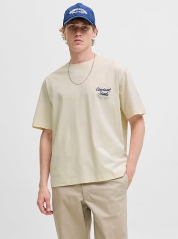 Jack & Jones Koszulka "Jormorrebro" w kolorze beżowym