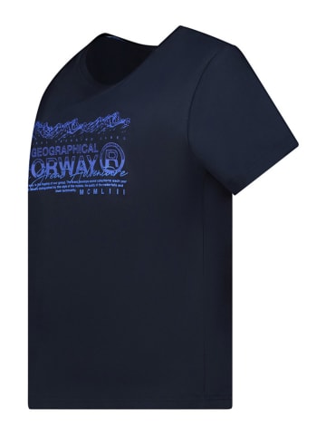 Geographical Norway Shirt in Dunkelblau