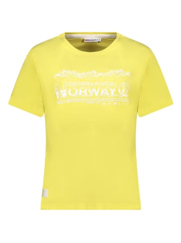 Geographical Norway Koszulka w kolorze żółtym