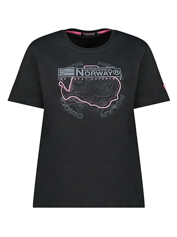 Geographical Norway Koszulka w kolorze czarnym